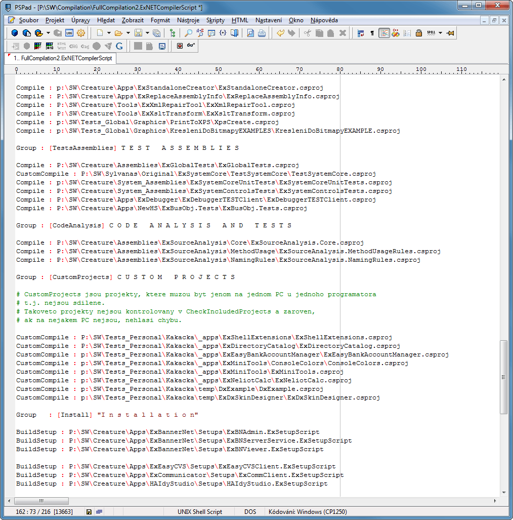 Extrémně rychlé použití