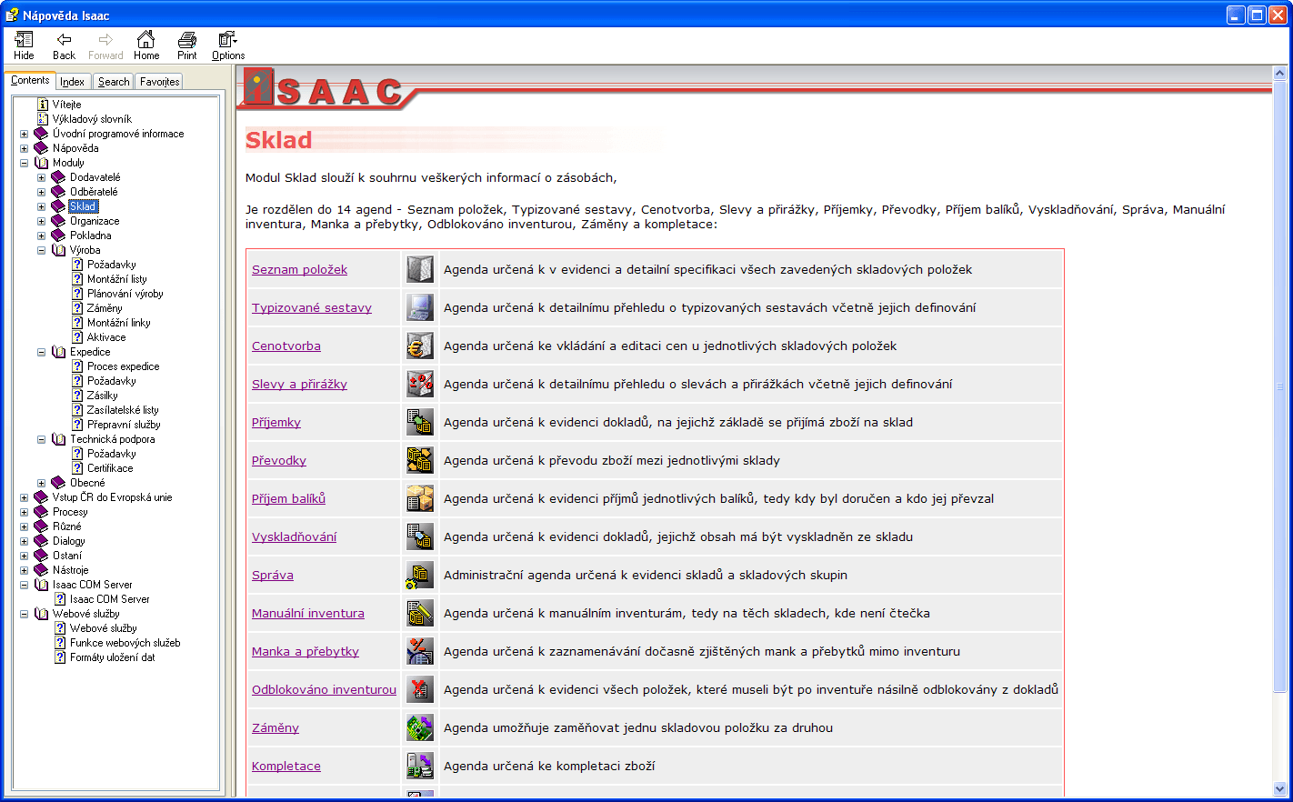 Přehledná dokumentace