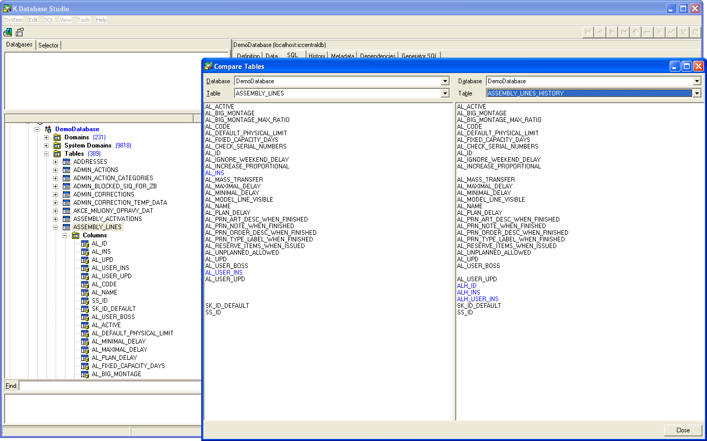 Porovnávání metadat